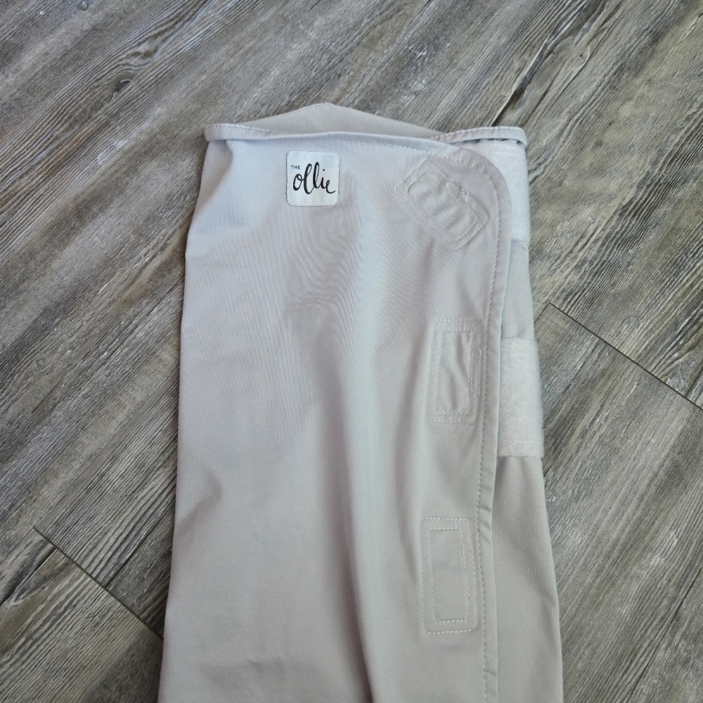 The Ollie Light Gray Swaddle Blanket